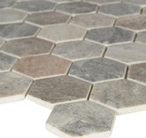 MSI  Stonella Hexagon 6mm Glass Mesh-Mounted Mosaic Wall Tile (Box of 10 Sheets)